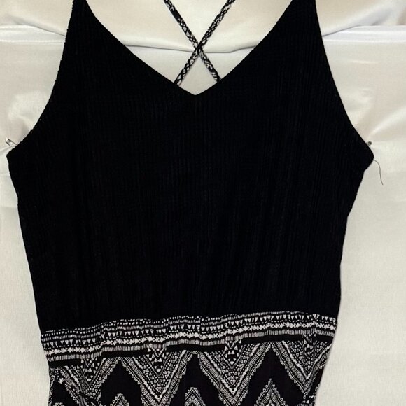 Maurice's Size X-Large Black Tribal Sleeveless Maxi Dress - Picture 1 of 3